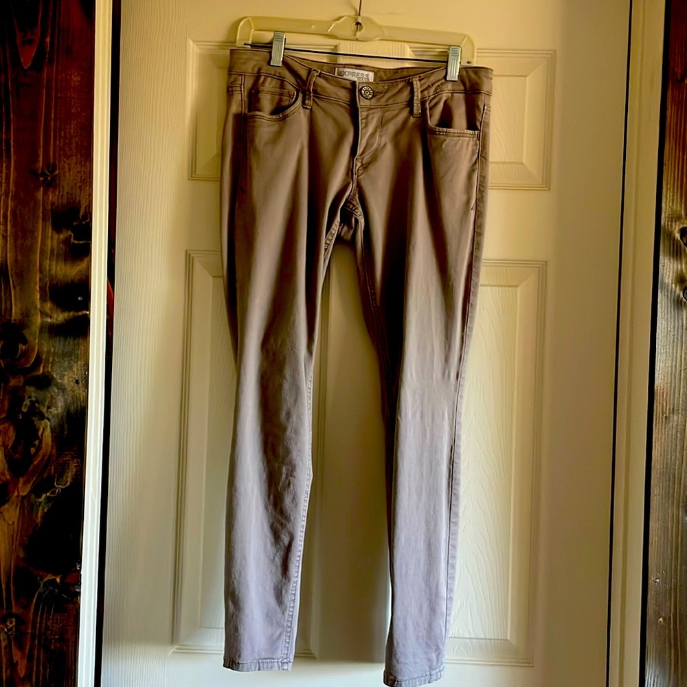 Express Jeans Tan color